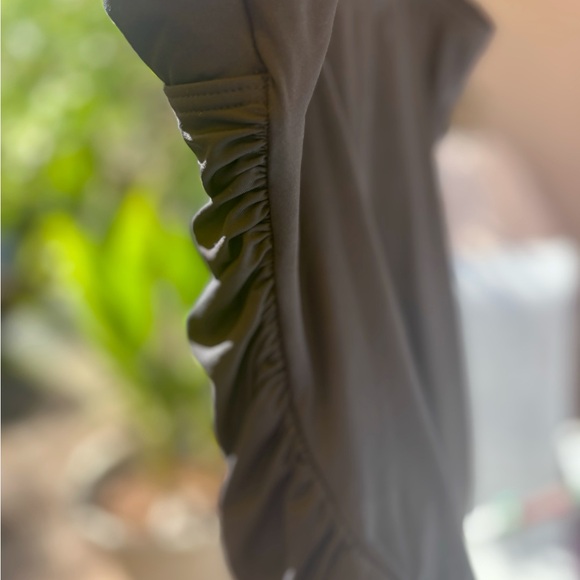 DKNY Black V Neck Swimsuit - Picture 3 of 7